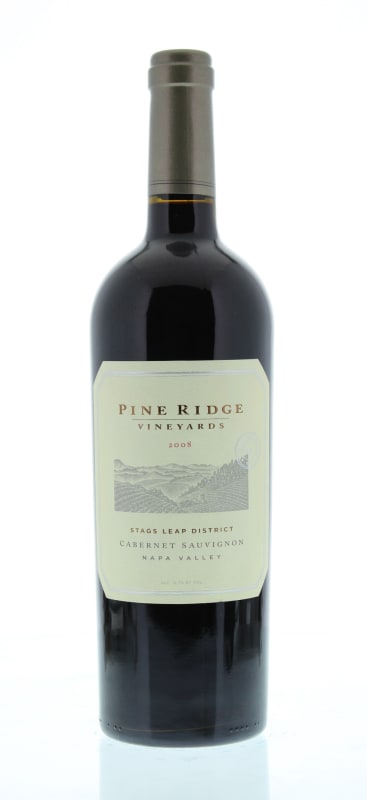 Pine Ridge Stags Leap Cabernet Sauvignon 2008 Front Bottle Shot
