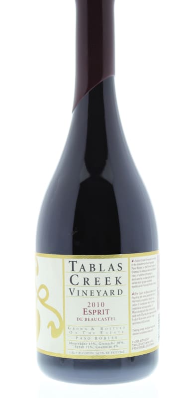 Tablas Creek Esprit de Beaucastel Rouge (1.5 Liter Magnum) 2010 Front Bottle Shot