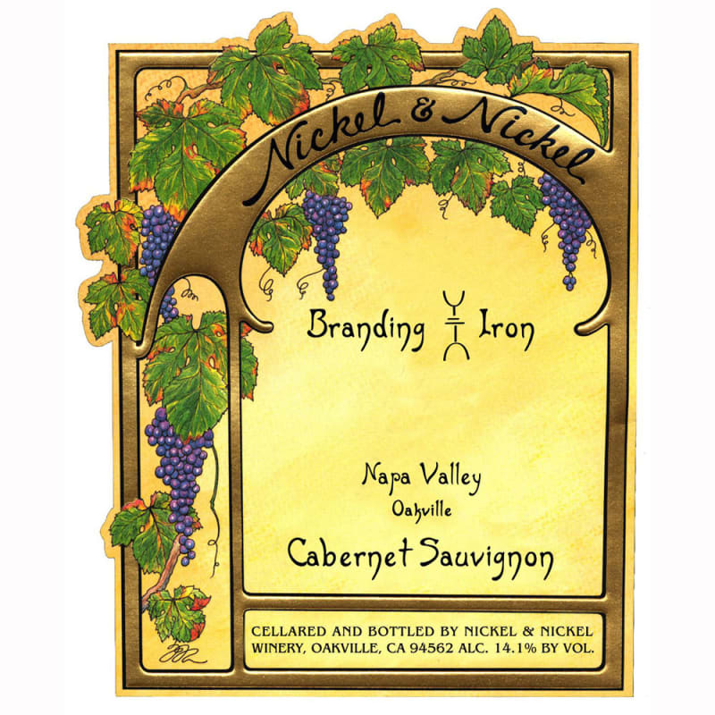 Nickel & Nickel Branding Iron Cabernet Sauvignon 2009 Front Label