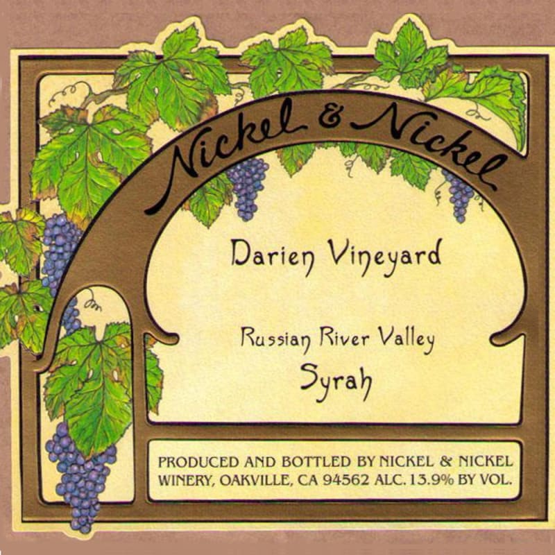 Nickel & Nickel Darien Vineyard Syrah 2009 Front Label
