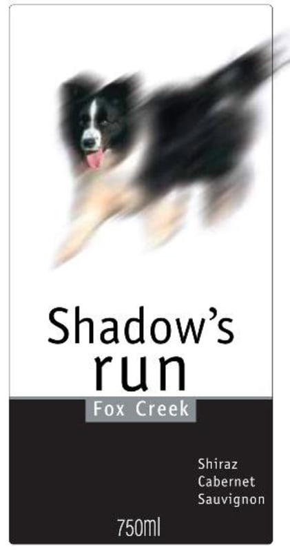 Fox Creek Shadow's Run Shiraz Cabernet Sauvignon 2013 Front Label