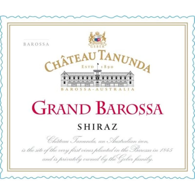 Chateau Tanunda Grand Barossa Shiraz 2010 Front Label