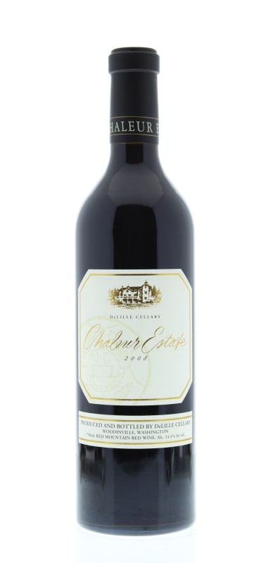 DeLille Chaleur Estate Red 2008 Front Bottle Shot