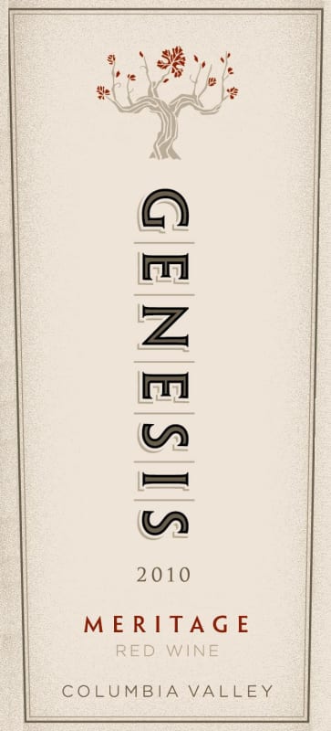 Hogue Genesis Meritage 2010 Front Label