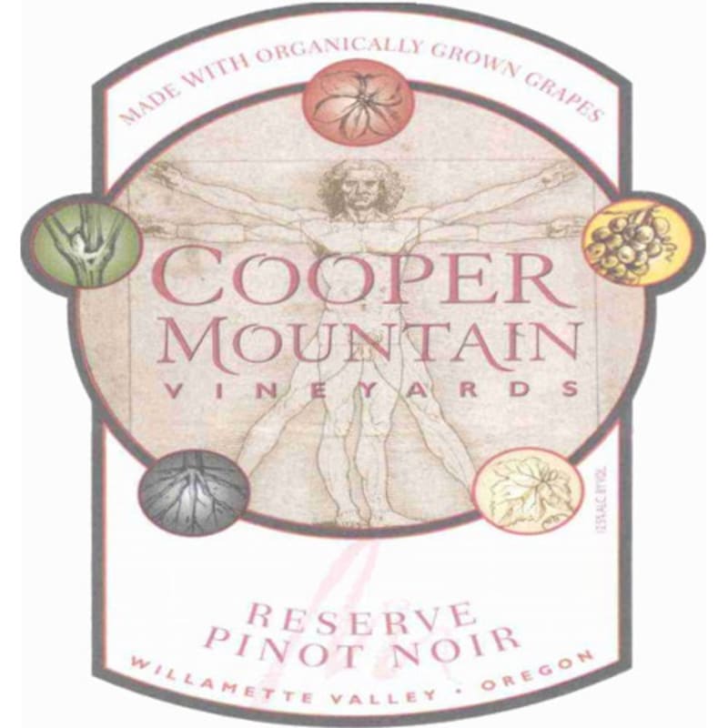 Cooper Mountain Reserve Pinot Noir 2010 Front Label