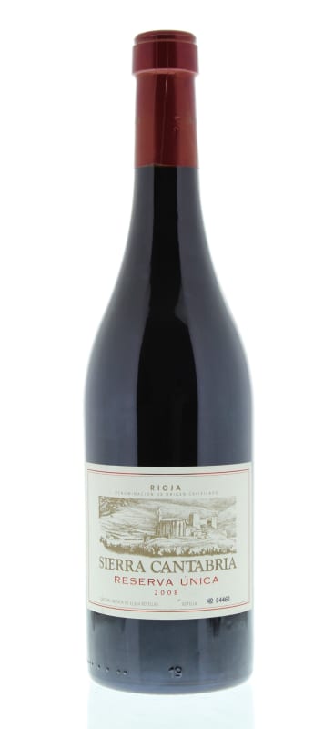Sierra Cantabria Reserva Unica 2008 Front Bottle Shot