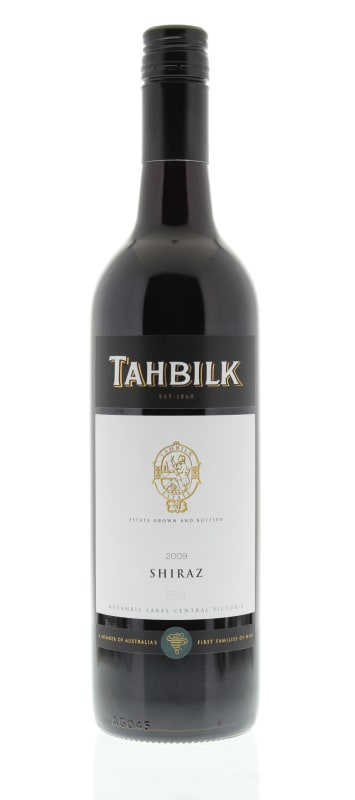 Tahbilk Shiraz 2009 Front Bottle Shot