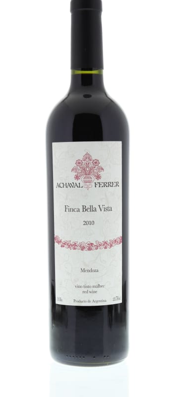Achaval Ferrer Finca Bella Vista Malbec 2010 Front Bottle Shot