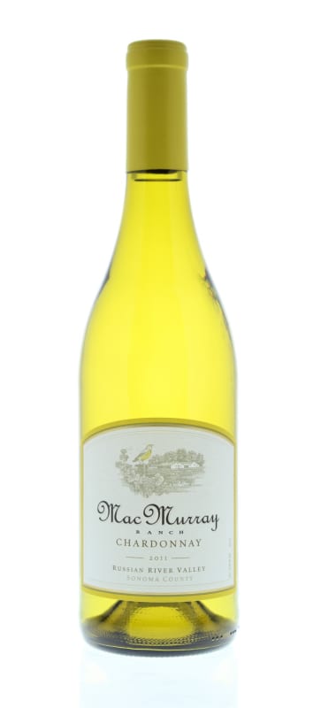MacMurray Ranch Russian River Chardonnay 2011 Front Bottle Shot