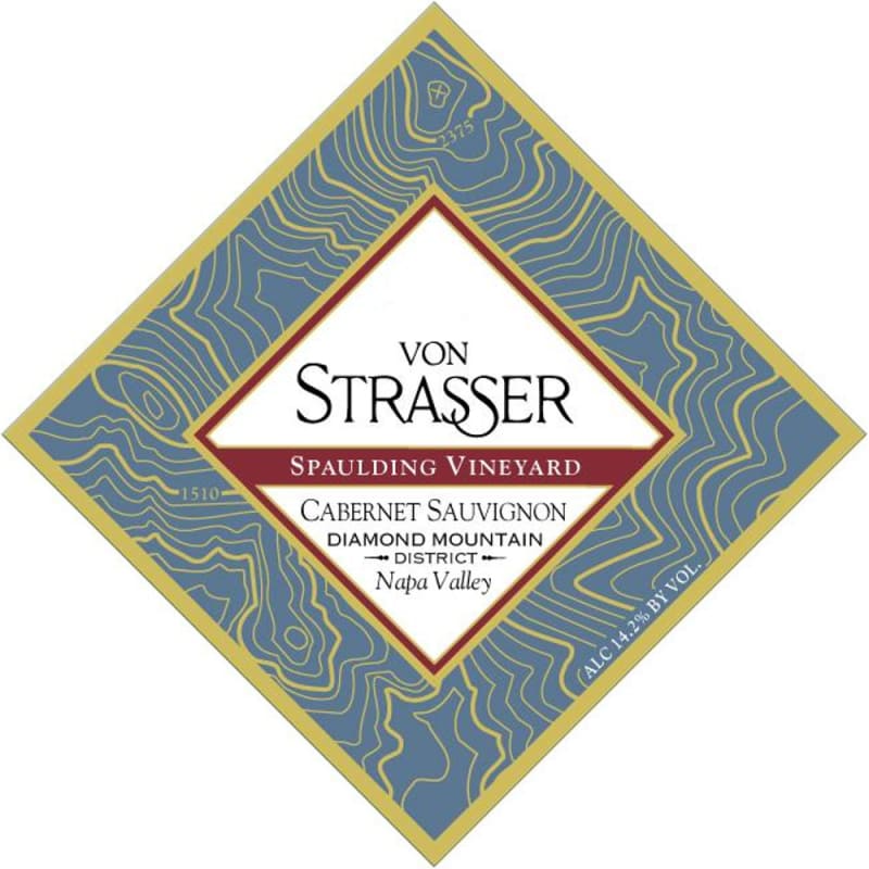 Von Strasser Spaulding Vineyard Cabernet Sauvignon 2009 Front Label