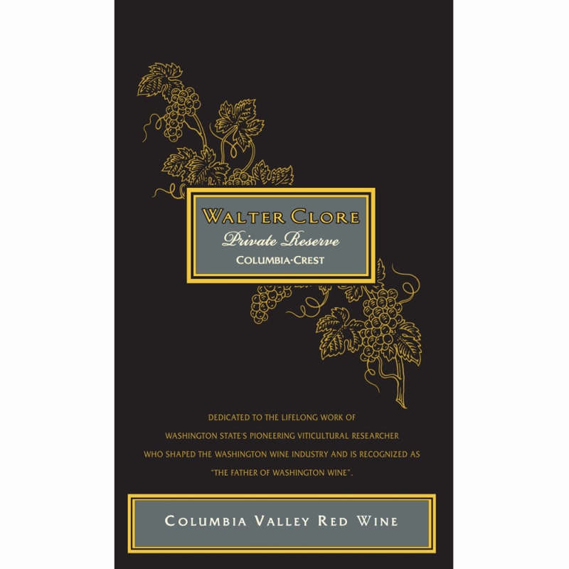 Columbia Crest Walter Clore Private Reserve Red 2009 Front Label