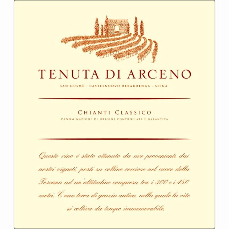 Tenuta di Arceno Chianti Classico 2010 Front Label
