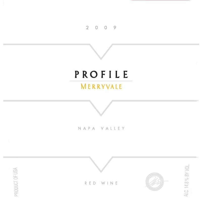 Merryvale Profile (1.5 Liter Magnum) 2009 Front Label