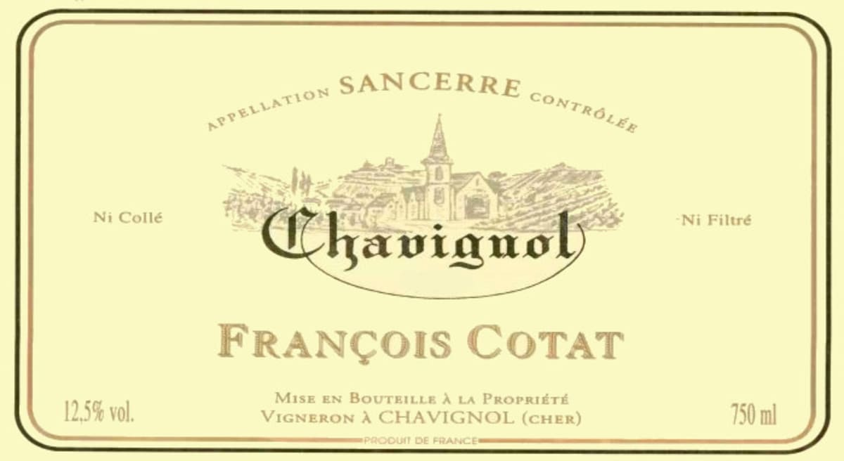 Francois Cotat Chavignol Sancerre Rose 2010 Front Label