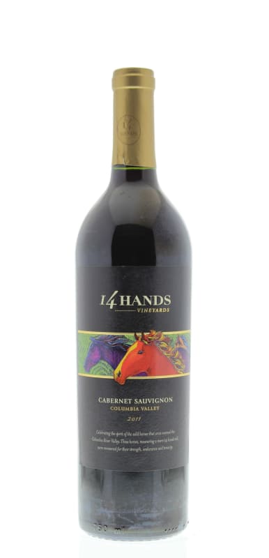 14 Hands Cabernet Sauvignon 2011 Front Bottle Shot