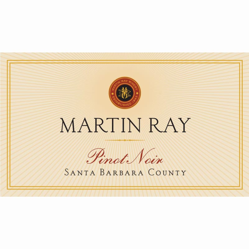 Martin Ray Santa Barbara Pinot Noir 2011 Front Label