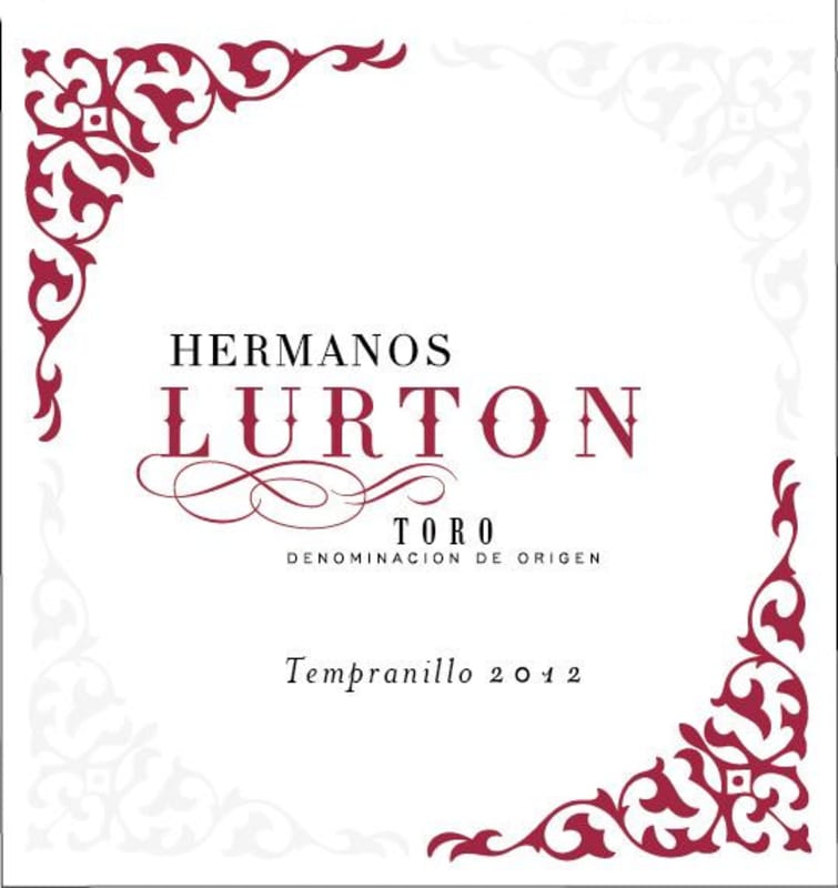 Francois Lurton Hermanos Lurton Tempranillo 2012 Front Label