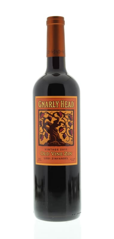 Gnarly Head Old Vine Zinfandel 2011 Front Bottle Shot
