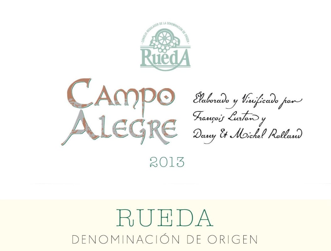 Francois Lurton Campo Alegre Blanco 2013 Front Label