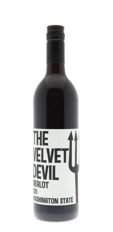 Charles Smith Wines The Velvet Devil Merlot 2011 Front Bottle Shot