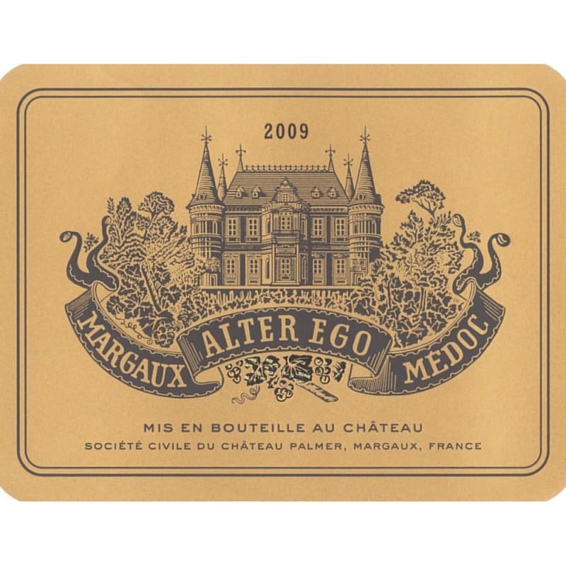 Chateau Palmer Alter Ego de Palmer 2009 Front Label
