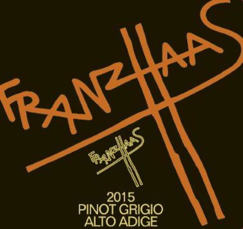Franz Haas Alto Adige Pinot Grigio 2015 Front Label