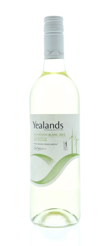 Yealands Sauvignon Blanc 2012 Front Bottle Shot