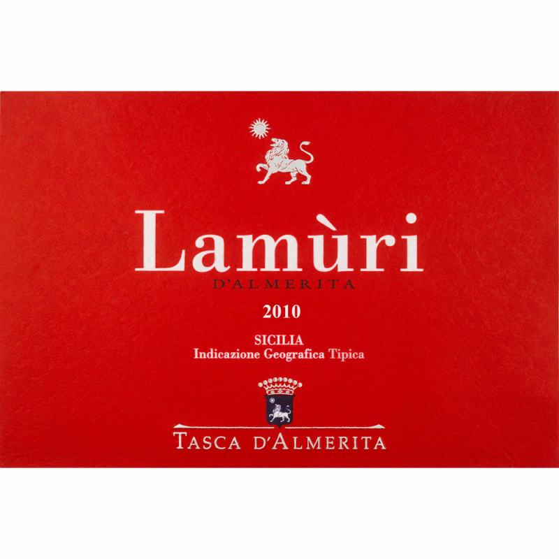 Regaleali Lamuri Nero d'Avola 2010 Front Label