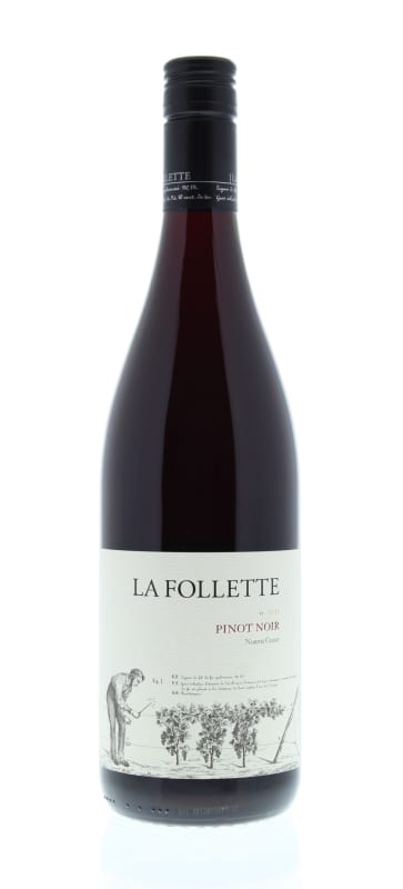 La Follette North Coast Pinot Noir 2011 Front Bottle Shot