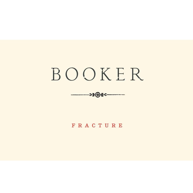 Booker Vineyard Fracture Syrah 2010 Front Label
