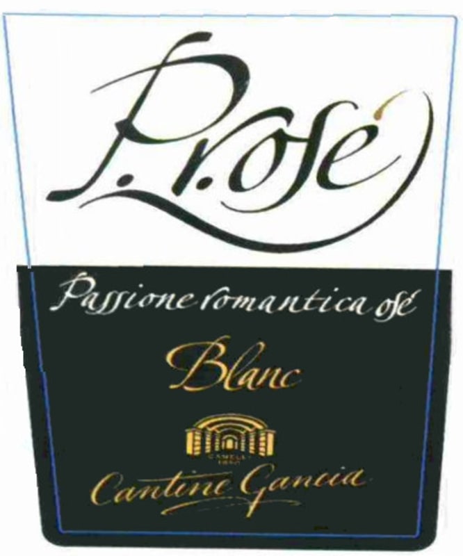 Gancia Vino Spumante P.r.ose Blanc Front Label
