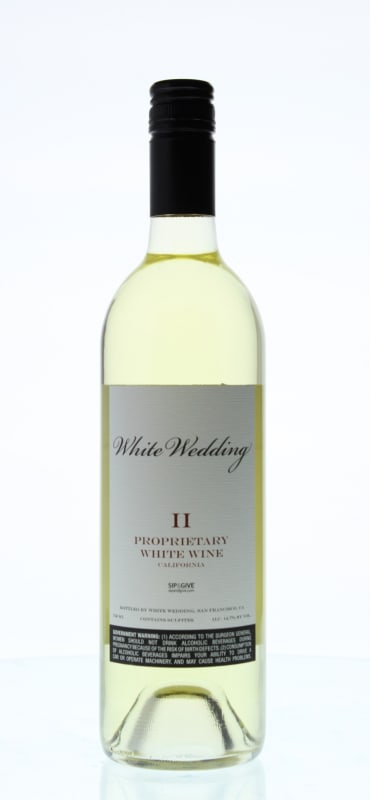 White Wedding II Proprietary White Blend Front Bottle Shot