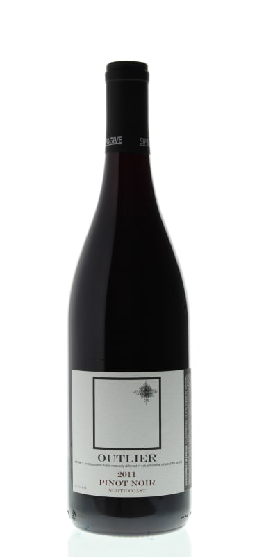 Outlier Pinot Noir 2011 Front Bottle Shot