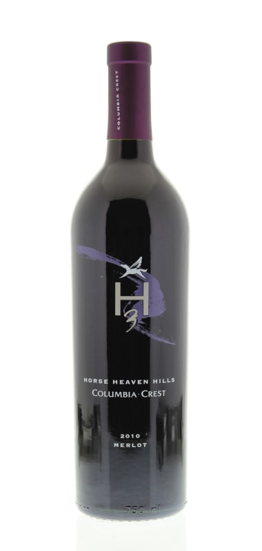Columbia Crest H3 Merlot 2010 Front Bottle Shot