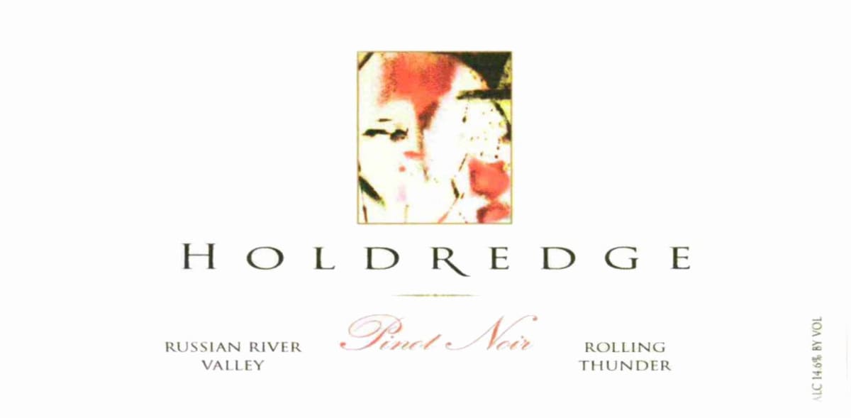 Holdredge Rolling Thunder Pinot Noir 2012 Front Label