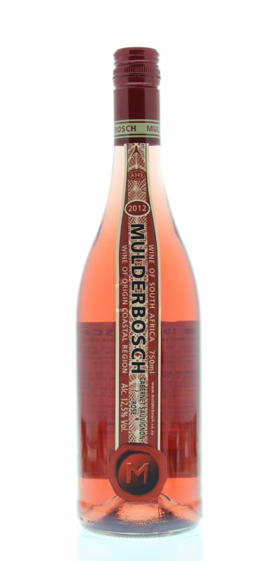 Mulderbosch Cabernet Sauvignon Rose 2012 Front Bottle Shot