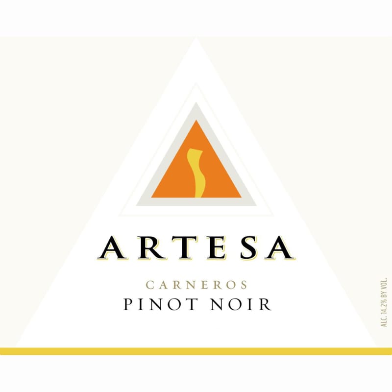 Artesa Carneros Pinot Noir 2010 Front Label