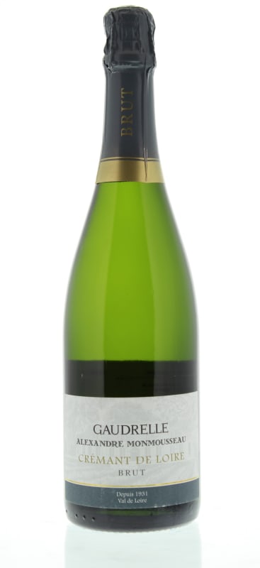 Chateau Gaudrelle Cremant de Loire Brut Front Bottle Shot