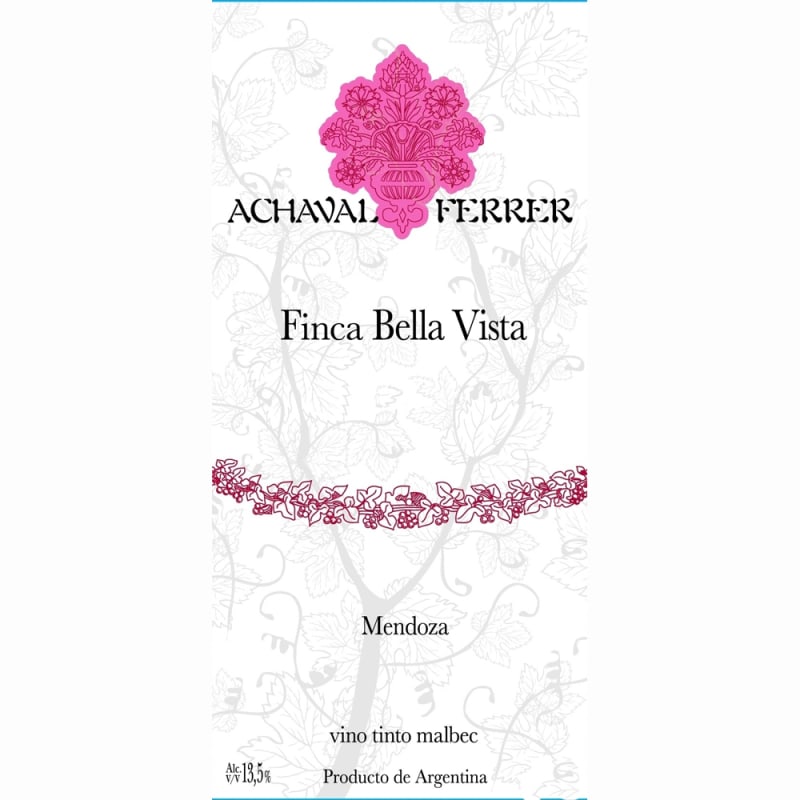 Achaval Ferrer Finca Bella Vista Malbec 2009 Front Label