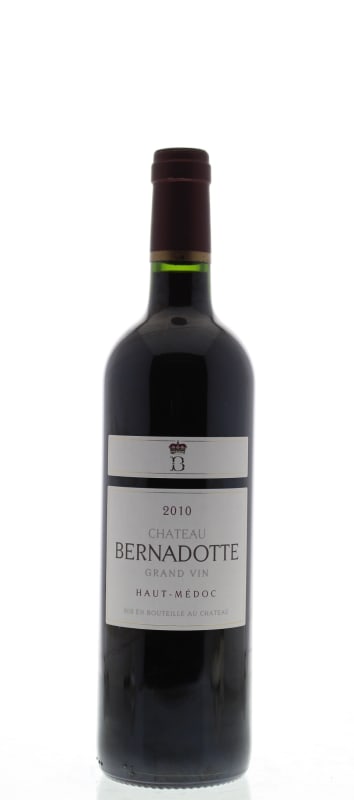 Chateau Bernadotte 2010 Front Bottle Shot