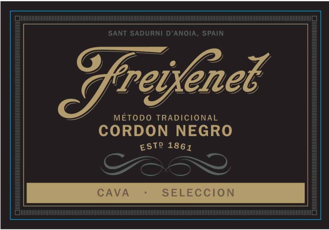 Freixenet Cordon Negro Cava Semi Seco Front Label