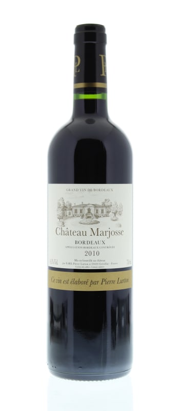 Chateau Marjosse 2010 Front Bottle Shot
