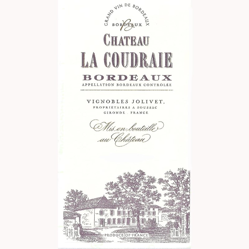 La Coudraie 2010 Front Label