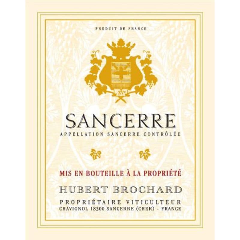 Domaine Hubert Brochard Sancerre 2011 Front Label