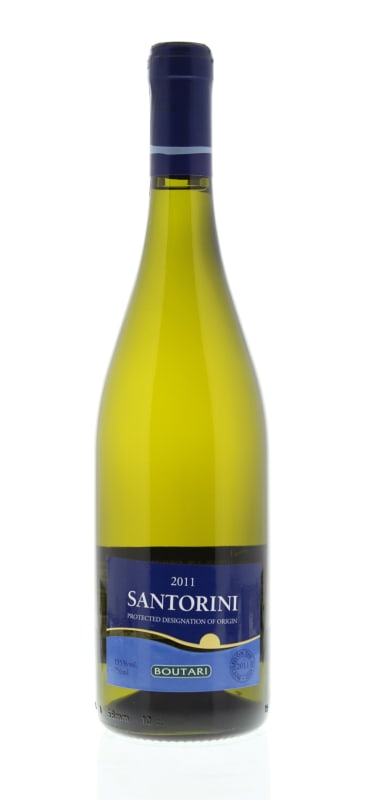 Boutari Santorini 2011 Front Bottle Shot