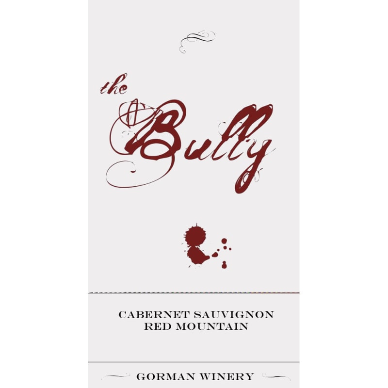 Gorman The Bully Cabernet Sauvignon 2008 Front Label