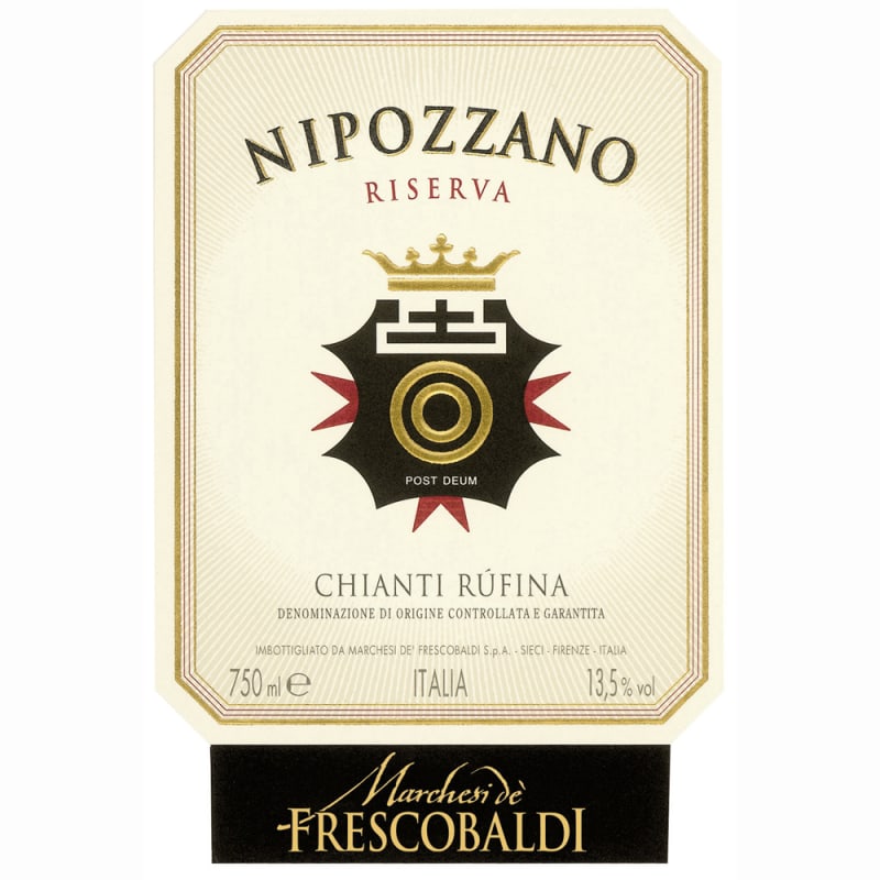 Frescobaldi Nipozzano Chianti Rufina Riserva 2009 Front Label
