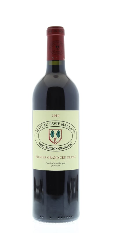 Chateau Pavie Macquin 2010 Front Bottle Shot