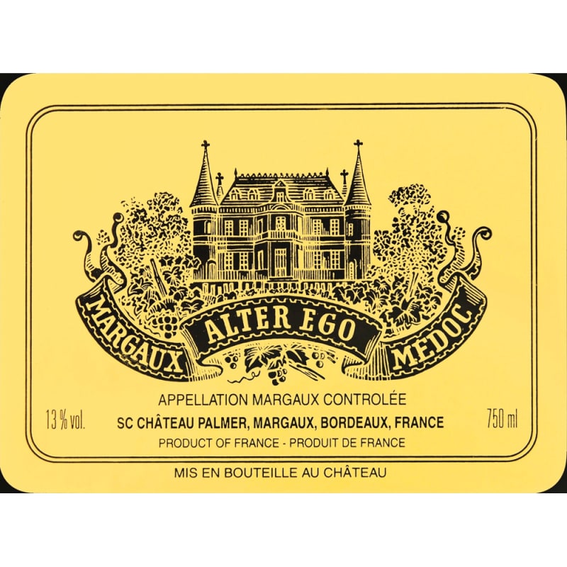 Chateau Palmer Alter Ego de Palmer 2010 Front Label