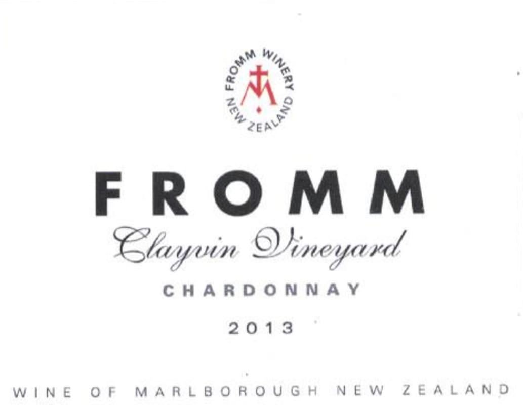 Fromm Lastrada Clayvin Vineyard Chardonnay 2013 Front Label